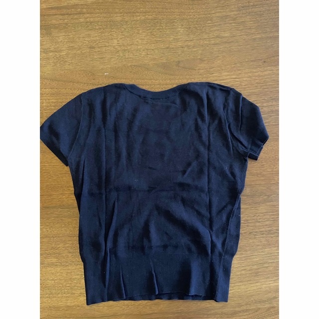 ロンハーマン　Ronherman ネイビー　navy knit 半袖 レディースのトップス(Tシャツ(半袖/袖なし))の商品写真