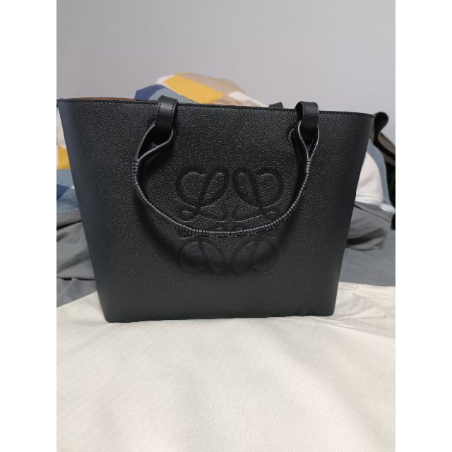 世界的に LOEWE スモール トートバッグ アナグラム ロエベ LOEWE
