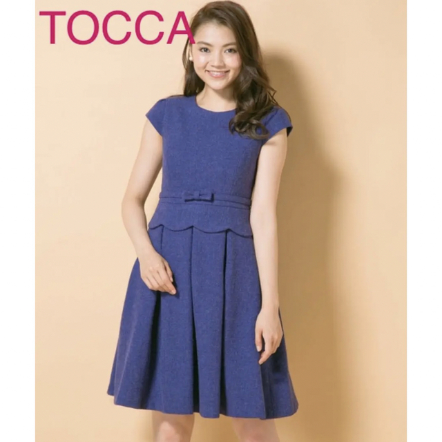 TOCCA(トッカ)のTOCCA AMETHYSTドレス　パープル レディースのワンピース(ひざ丈ワンピース)の商品写真