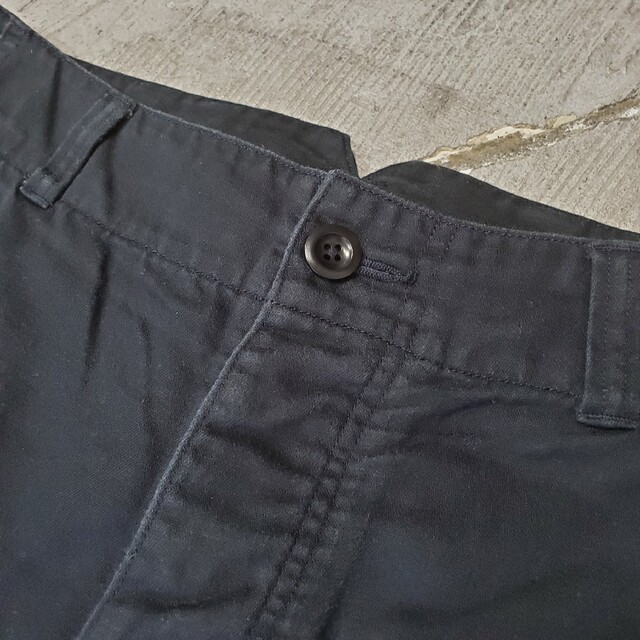 MHL.(エムエイチエル)のMHL エムエイチエル ワイド ワーク パンツ pants ブラック サイズ 3 レディースのパンツ(ワークパンツ/カーゴパンツ)の商品写真