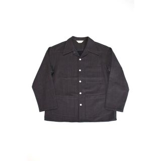 ジエダ(Jieda)のJieDa STRIPE OPEN COLLAR SHIRT black(シャツ)