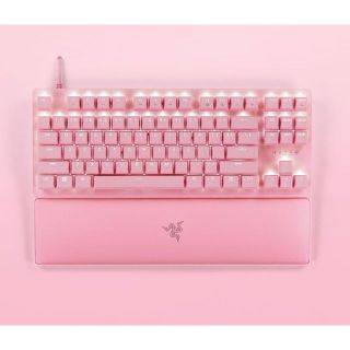 レイザー(Razer)の日本未発売色ピンク！Razer Huntsman V2 Tenkeyless(PC周辺機器)