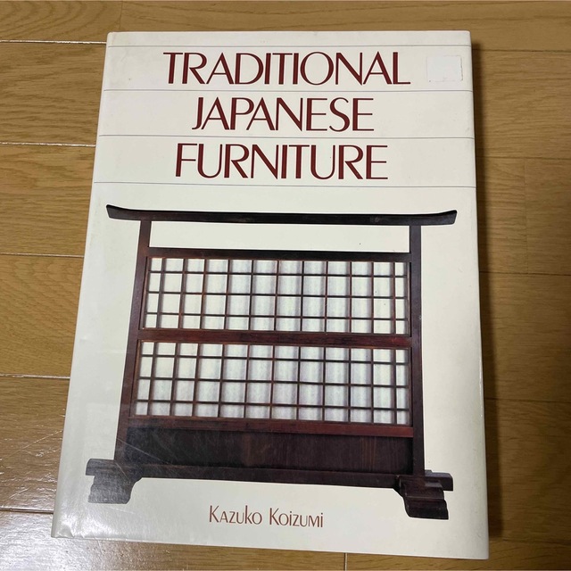 洋書　日本の家具　Traditional Japanese Furniture