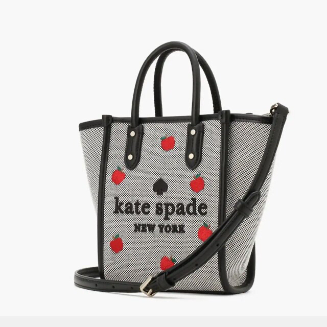 Kate spade ミニトート スモール エラ 2WAY  りんご柄