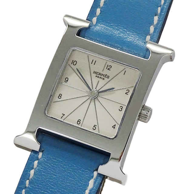 話題の人気 - Hermes エルメス レザー SS ステンレス QZ クオーツ H