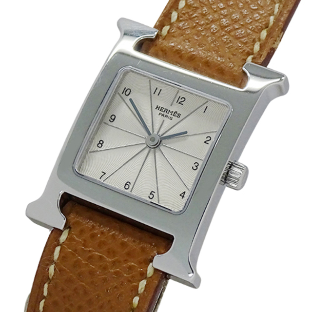 人気大割引 時計 エルメス - Hermes レザー SS ステンレス QZ クオーツ