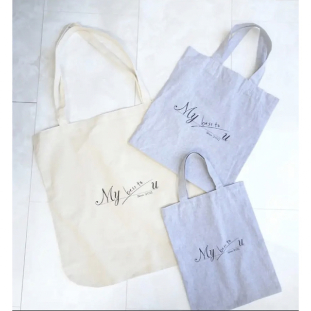 ZARA(ザラ)のMyu エコバッグ　ミュー　フリル　パール　ノベルティ　美品　サブバッグ レディースのバッグ(エコバッグ)の商品写真