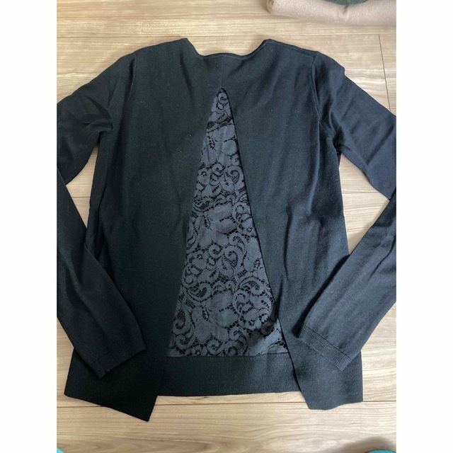 レースなの Theory theory luxe バックレースカーディガンの通販 by