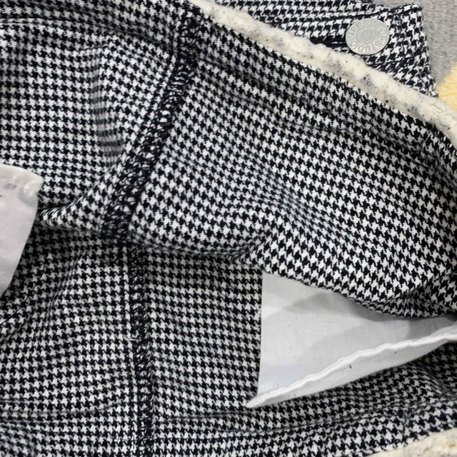 千鳥格子ジャンバースカート100cm キッズ/ベビー/マタニティのキッズ服女の子用(90cm~)(ワンピース)の商品写真