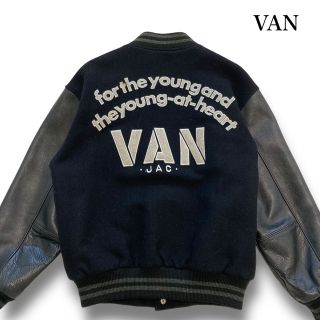 ヴァンヂャケット(VAN Jacket)の【VAN】ヴァンヂャケット スタジャン 刺繍 ワッペン 80s古着 ヴィンテージ(スタジャン)