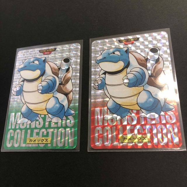 バンダイ　ポケモンカードダス　1996年製　カメックス：Blastoiseトレーディングカード