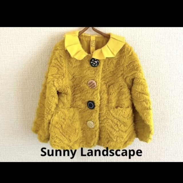 SunnyLandscape(サニーランドスケープ)の専用☆Sunny Landscape ☆ ファー ジャケット90 キッズ/ベビー/マタニティのキッズ服女の子用(90cm~)(ジャケット/上着)の商品写真