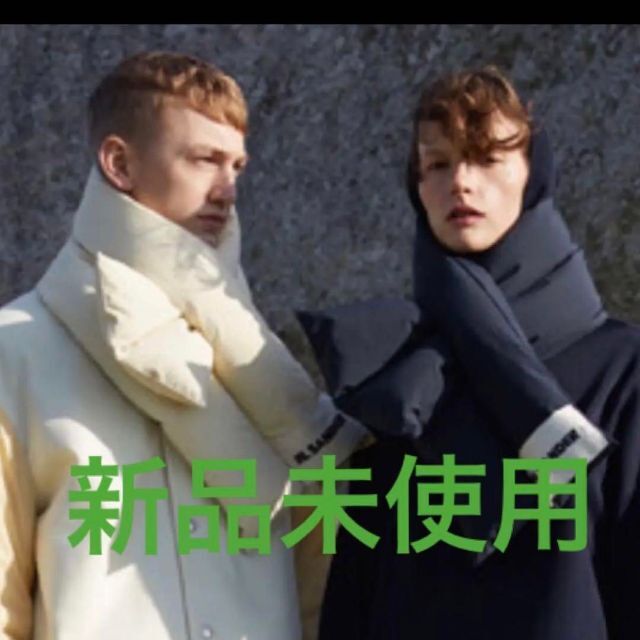 で公式に取扱 JIL SANDER ジルサンダー ダウンマフラー - www