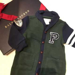 ポロラルフローレン(POLO RALPH LAUREN)の新品セール！6M ラルフローレン ベビー 足付きカバーオール ロンパース ギフト(カバーオール)