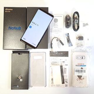 SAMSUNG - 美品 Galaxy Note 8 Black 64GB docomo シムフリー
