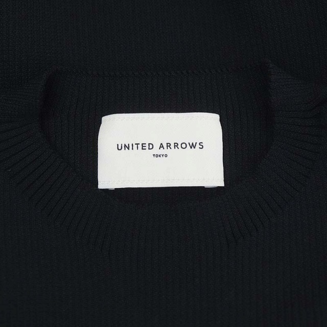 UNITED ARROWS(ユナイテッドアローズ)のユナイテッドアローズ  Pパフスリーブニット カットソー 長袖 プルオーバー 紺 レディースのトップス(ニット/セーター)の商品写真