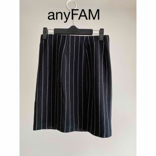 エニィファム(anyFAM)のanyFAM スカート　ストライプ　サイズフリー(ひざ丈スカート)