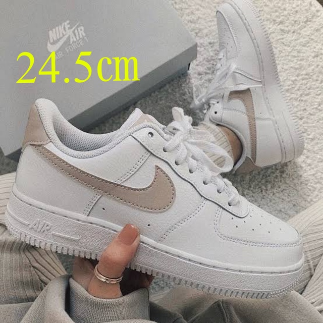 ナイキ ウィメンズ エアフォース1  ロー 07 ホワイト 24.5㎝マイキーsize245NIKE