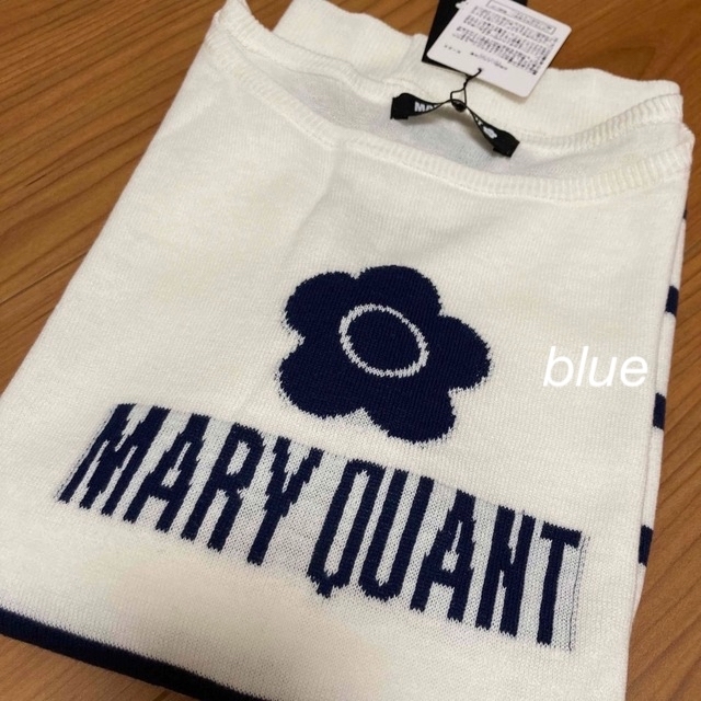 MARY QUANT(マリークワント)のマリークワント　ボーダー柄プルオーバー 白 レディースのトップス(ニット/セーター)の商品写真