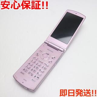 エヌイーシー(NEC)の美品 N-01G ピンク 白ロム(携帯電話本体)