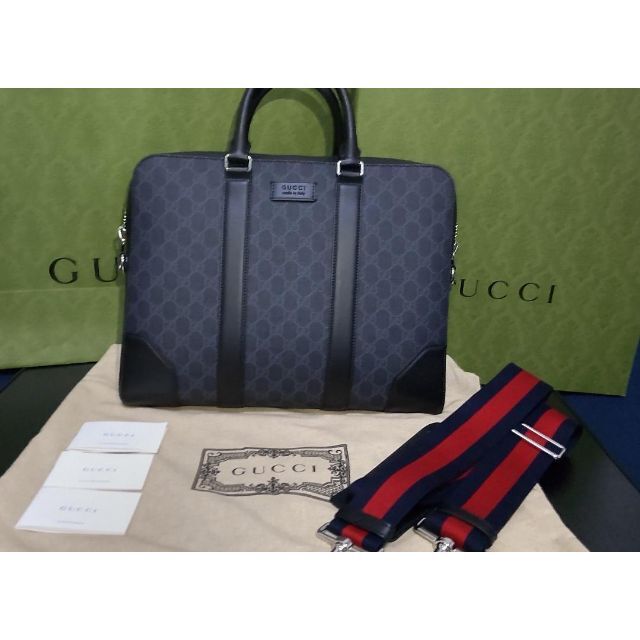 一番の贈り物 Gucci - グッチ GGスプリームキャンバスブリーフケース