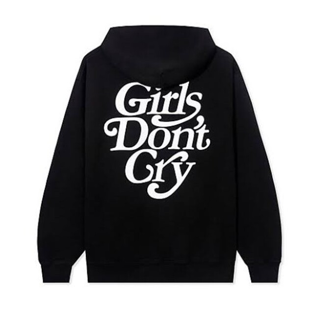 Girls Don't Cry(ガールズドントクライ)の【M】Girls Don't Cry GDC Logo Hoodie BLACK メンズのトップス(パーカー)の商品写真