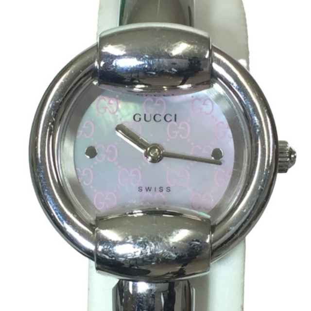 バーゲンセール GUCCI グッチ バングル レディース腕時計 稼働中
