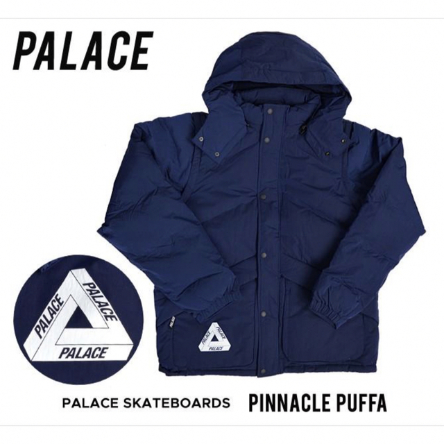 多様な PINNACLE Skateboards Palace - Supreme PUFFA S NAVY ダウン