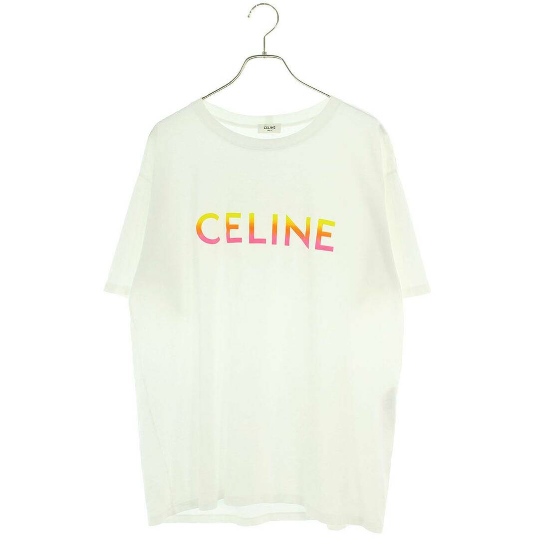 celine - セリーヌバイエディスリマン 22SS 2X10B671Q グラデーションロゴプリントルーズTシャツ メンズ L