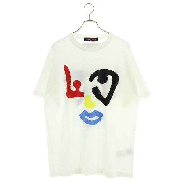 LOUIS VUITTON ルイヴィトン 22SS DO A KICKFLIP TEE バックロゴプリントクルーネック 半袖Tシャツ ホワイト RM221 NPL HMY98W