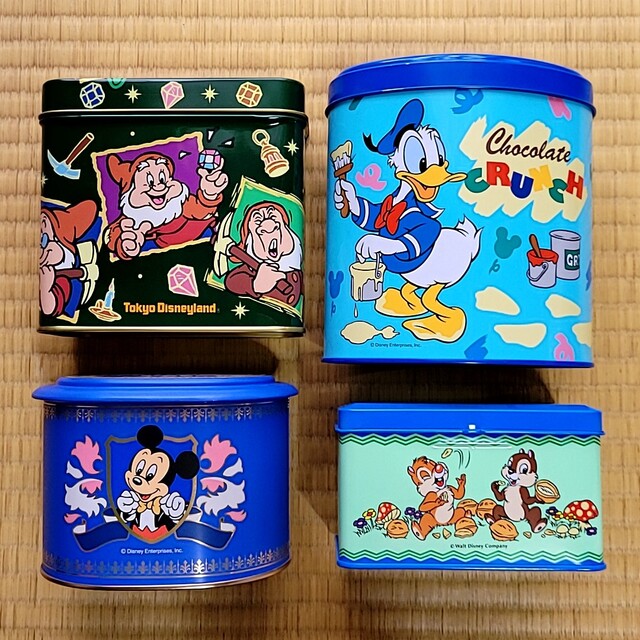 東京ディズニーランド 1999年 空き缶 お菓子 缶 セット まとめ売り 当時物