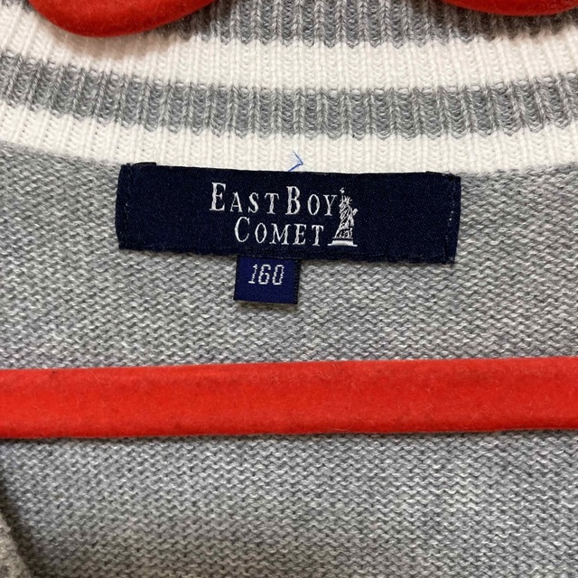 EASTBOY(イーストボーイ)のブランドEASTBOY レディースVネックベスト　ジレ　ニットセーターSサイズ レディースのトップス(ベスト/ジレ)の商品写真