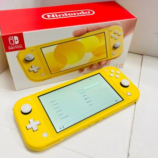 ニンテンドースイッチ(Nintendo Switch)のNintendo 任天堂 Switch スイッチライト 中古美品 イエロー 本体(携帯用ゲーム機本体)