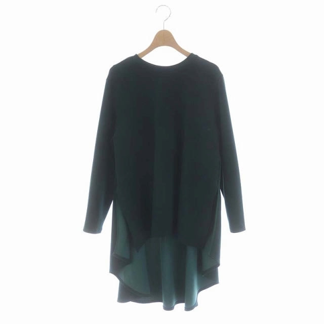 アドーア 22AW マットストレッチダンボールカットソー 長袖 38 緑