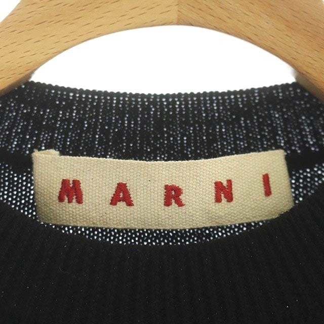 44cm着丈マルニ MARNI DANCE BUNNY セーター 36 ピンク 黒 青