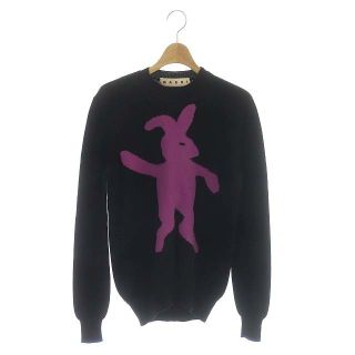 44cm着丈マルニ MARNI DANCE BUNNY セーター 36 ピンク 黒 青