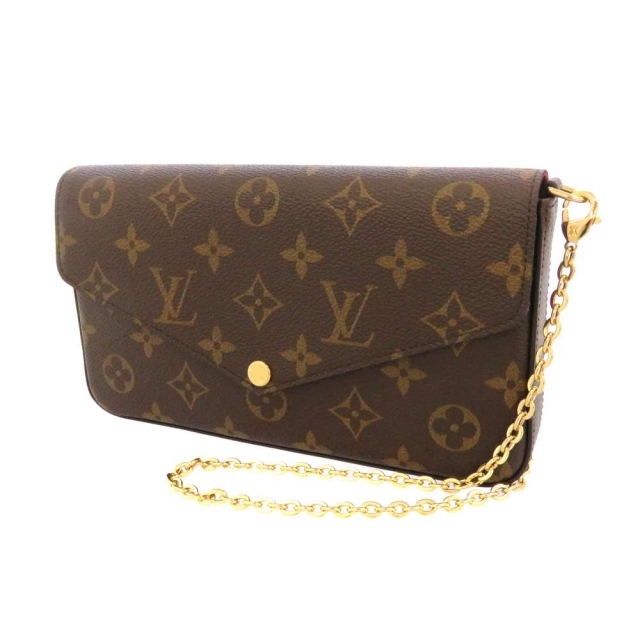 LOUIS VUITTON(ルイヴィトン)のルイヴィトン チェーンウォレット モノグラム ポシェット・フェリシー M61276 財布 バッグ クラッチバッグ ショルダーバッグ フェリーチェ レディースのバッグ(その他)の商品写真