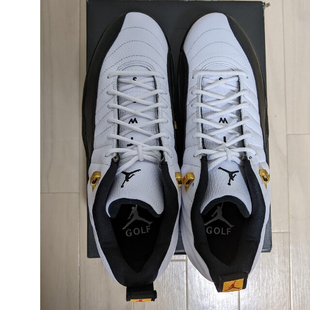 NIKE(ナイキ)のNIKEナイキ AIR JORDAN12 LOW GOLF TAXI27.5cm スポーツ/アウトドアのゴルフ(シューズ)の商品写真