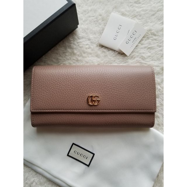 GUCCI グッチ GGマーモント コンチネンタル フラップ 長財布