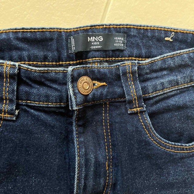 MANGO(マンゴ)のジーンズ 150 美品　MANGO キッズ/ベビー/マタニティのキッズ服男の子用(90cm~)(パンツ/スパッツ)の商品写真