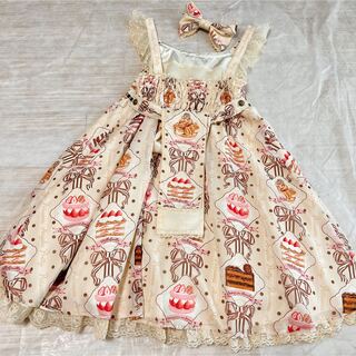 Angelic Pretty - プチパティスリー JSK バレッタ セット patisserieの ...