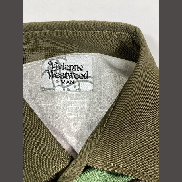 ヴィヴィアンウエストウッドマン リップクロス 迷彩柄 ポンチョ シャツジャケット メンズのジャケット/アウター(ブルゾン)の商品写真