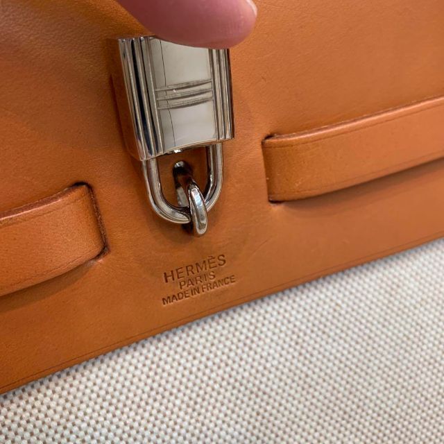 HERMES エルメス エールバッグMM 替えバッグ付き トワルアッシュ