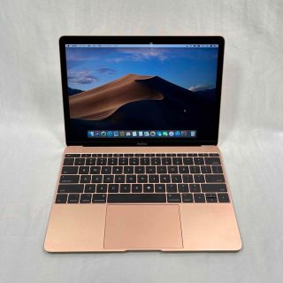 マック(Mac (Apple))の【Cランク】MacBook 12インチ 2017年 512GB ローズゴールド(ノートPC)