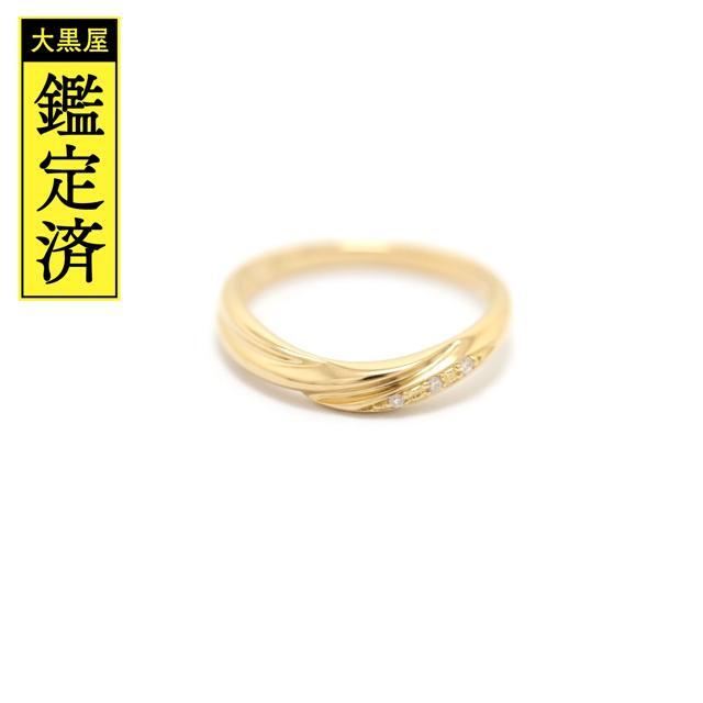 ノンブランドリング 指輪 K18 ゴールド ダイヤモンド 10号【460