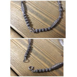 重厚感あり ナバホチェーン シルバー925ネックレス インディアン