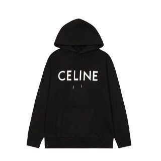 CELINE フリンジコットンフリーススウェットシャツ | www.anubanssk.ac.th