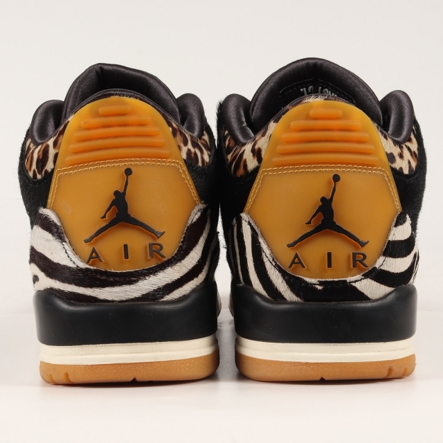 NIKE(ナイキ)のNIKE ナイキ AIR JORDAN 3 RETRO SE Animal Instinct (CK4344-002) エア ジョーダン 3 レトロ ブラック マルチカラー US10 28.0cm スニーカー 【メンズ】【中古】【美品】 メンズの靴/シューズ(スニーカー)の商品写真