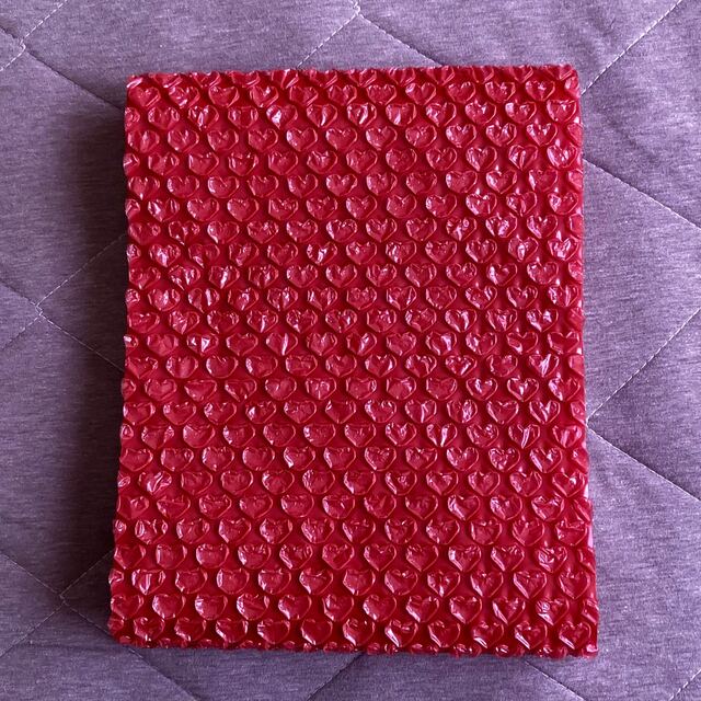高い素材】 ハート プチプチ梱包材 24cm エアパッキン エアキャップ