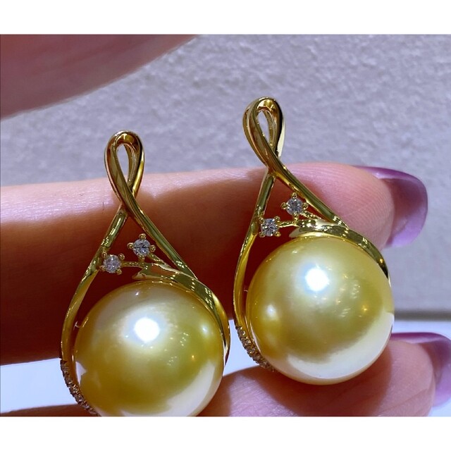 500円引きクーポン】 【高級】南洋真珠 ペンダントトップk18